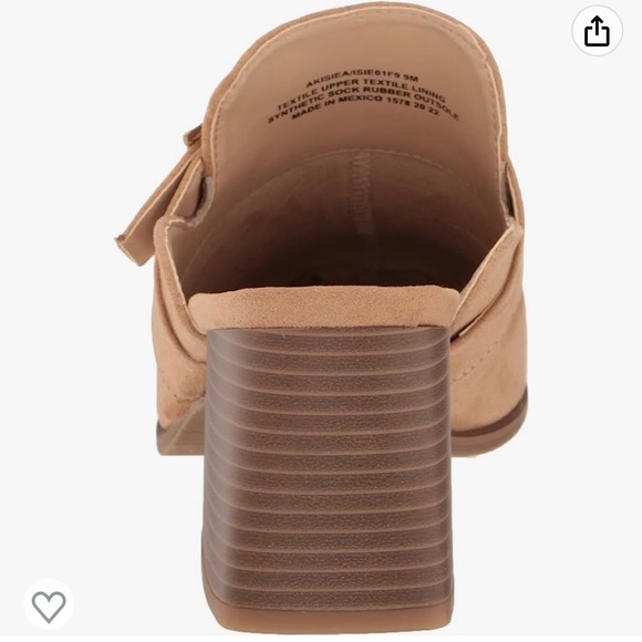 Anne Klein Women's Isha Clog, Natural, size 5.5 - Picture 3 of 10